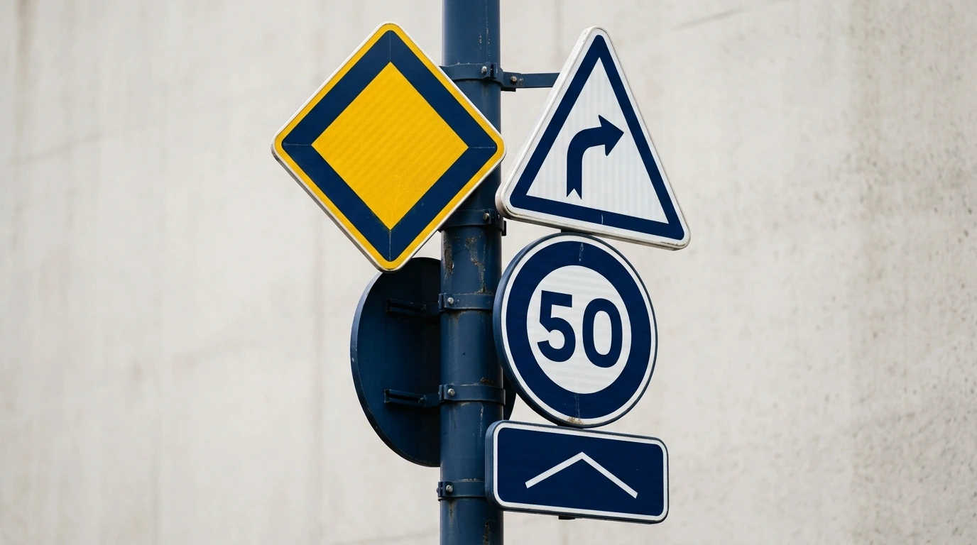 Panneaux de signalisation routière français