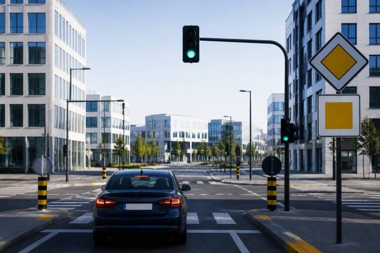 Code de la route : comprendre la signalisation des feux aux intersections et leur positionnement