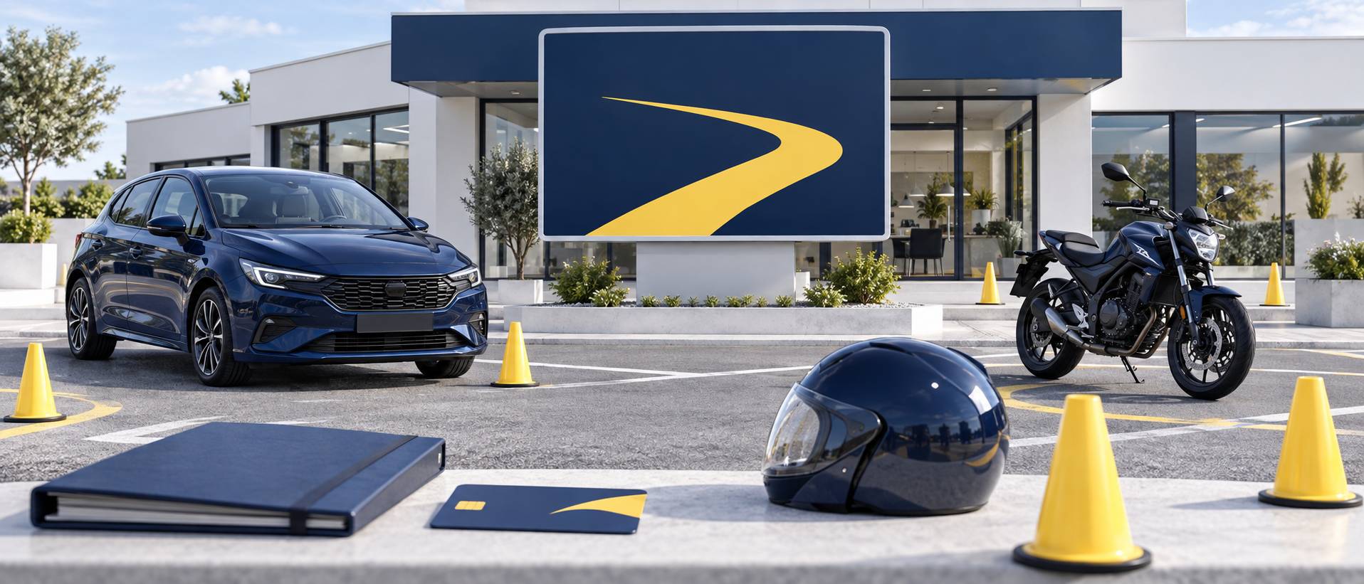 Illustration éditoriale du sujet : Découvrez l'Auto-École Victor Hugo : Votre Passeport pour la Conduite en Toute Confiance