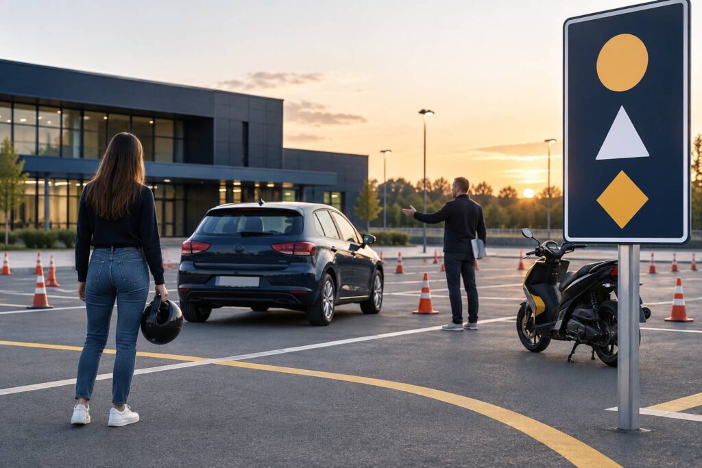Illustration éditoriale du sujet : Découvrez l'Auto-École Victor Hugo : Votre Passeport pour la Conduite en Toute Confiance