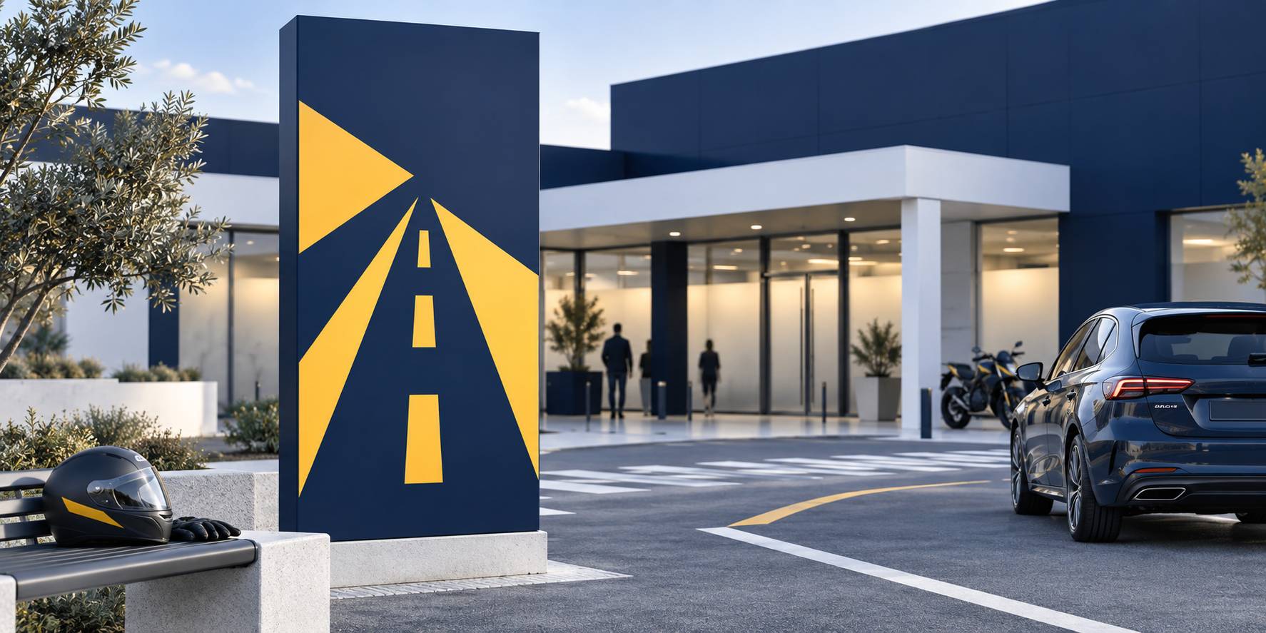 Illustration éditoriale du sujet : Point de récupération de permis de conduire au Centre de Pl Liberte, 37000 Tours